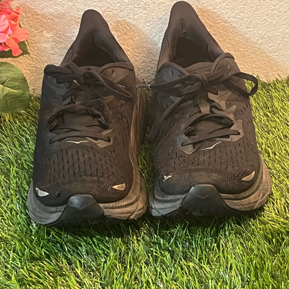 Hoka Black Athletic Running Sneakers
